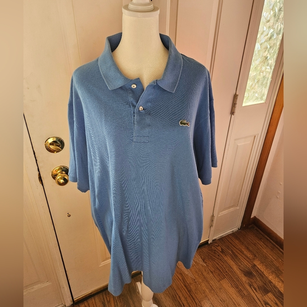 Mens Blue Lacoste Shirt.